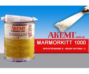 AKEMI MARMORKITT 1000 SPACHTELMASSE S - GRUBY NATURAL 1L