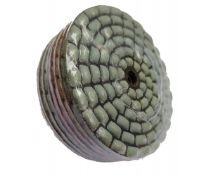 ZESTAW RZEPÓW POLERSKICH DO KAMIENIA NA SUCHO 7SZT PLUS UCHWYT 80MM